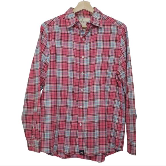 Disney x Cakeworthy | Mulan The Most Rare Beautiful of All Plaid Button Up Shirt - Picture 2 of 11